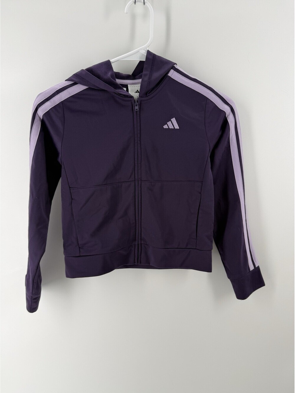 Adidas Track Jacket Full Zip Purple Girls 7